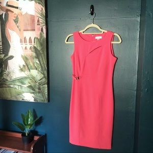 Calvin Klein Pink Sheath Dress